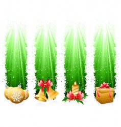 Christmas banner vector image