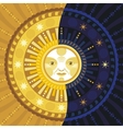 Day and night vector image