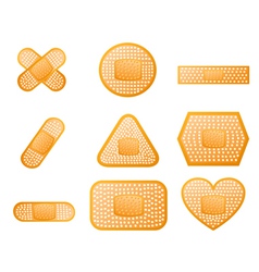 Medical first aid plaster vector image