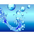 Water background vector image