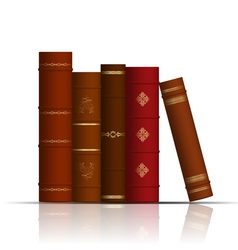 Old books vector image