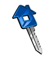 Key with house vector image