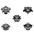 Flower patterns and borders vector image