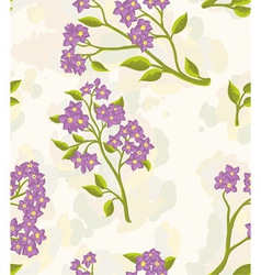Seamless floral pattern vector image