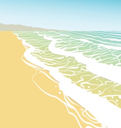 Seashore vector image