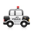 Police car vector image
