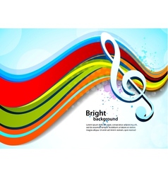 Music background vector image