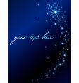 Shooting star background vector image