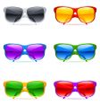 Sunglasses set vector image