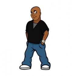 Rapper vector image