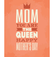 Mothers Day Card vector image