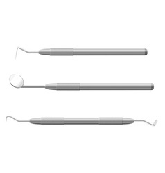 Dental instruments vector image