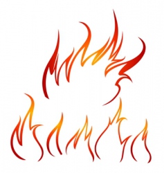 Fire vector image
