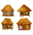 Hut series vector image