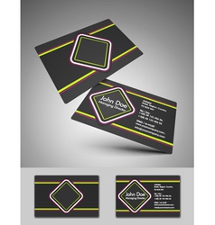 Business cards vector image