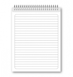 Spiral notebook vector image