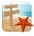 App icon for web applica vector image