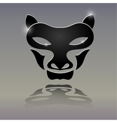 Tattoos in the form of a wolfs head vector image