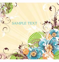 Striped yellow background vector image