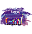 Cocktail vector image