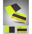 Business cards vector image