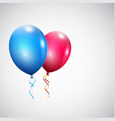 Two balloons vector image