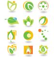 Elements nature vector image