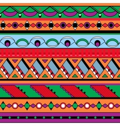 Seamless ethnic background vector image