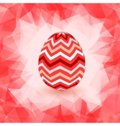 Colorful Easter egg vector image