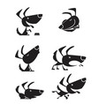 Funny puppy vector image