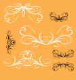 Vintage decorative elements vector image