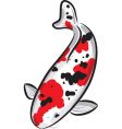 Carp koi vector image