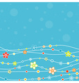 Floral Pattern Card vector image