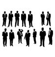 Collection of businessman vector image