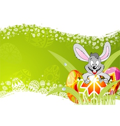 Easter frame vector image