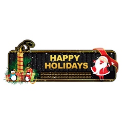 Christmas banner vector image