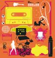 Graphic funk vector image