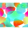 Abstract blobs water background vector image