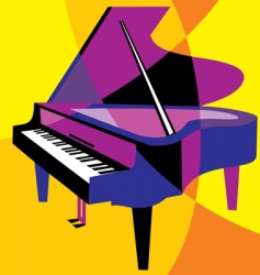Piano vector image