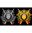 Heraldry coat of arms vector image