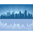 Calgary Canada skyline vector image