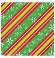 Seamless pattern in Christmas colors vector image