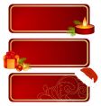 Three Christmas tablets vector image
