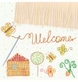 Embroidery vector image