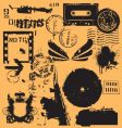 Grunge elements vector image