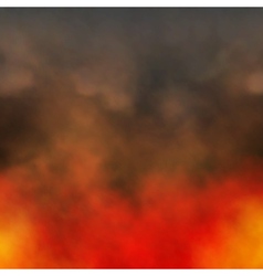 Fire and smoke vector image