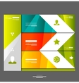 Infographic banner design elements vector image
