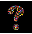 Question mark vector image
