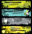 Grunge banners vector image