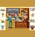 Colorful education concept vector image